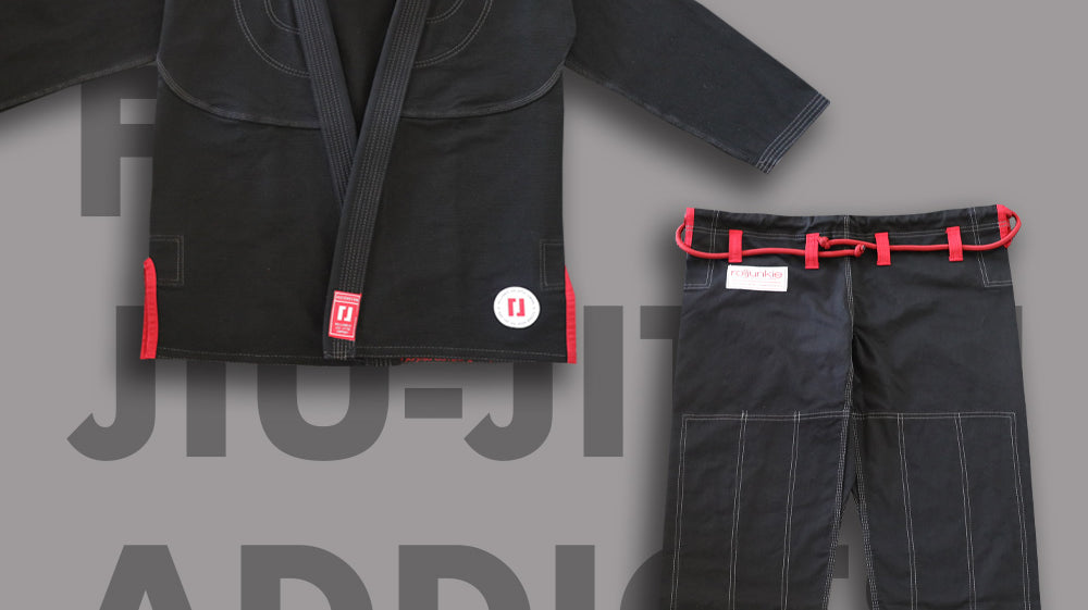 black bjj kimono