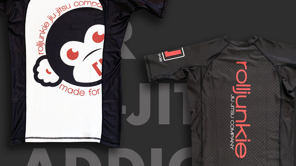 black bjj rash guards