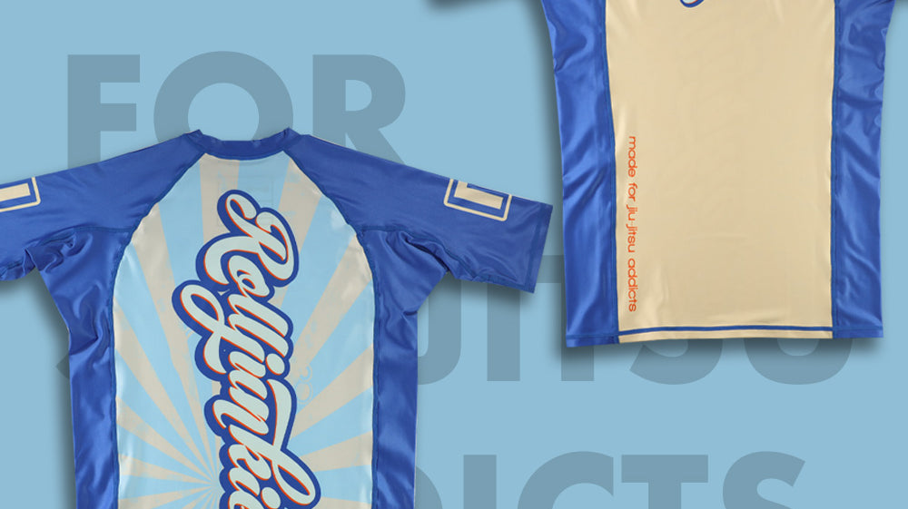 blue funk rash guard