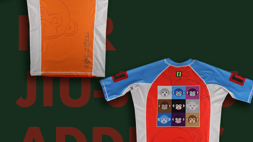 pop art jiu jitsu rash guard