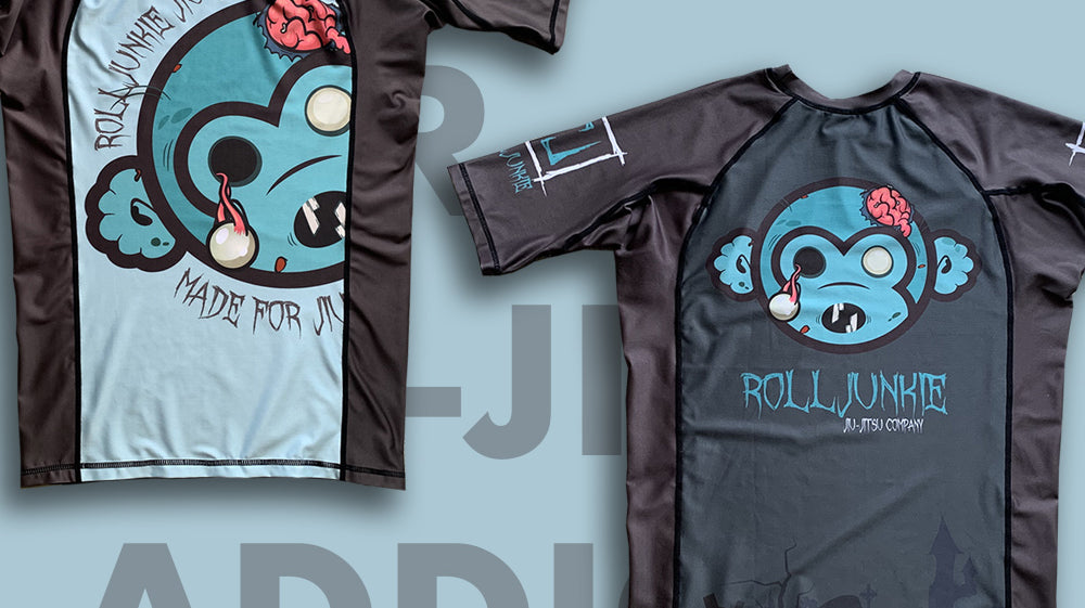 zombie bjj rash guard