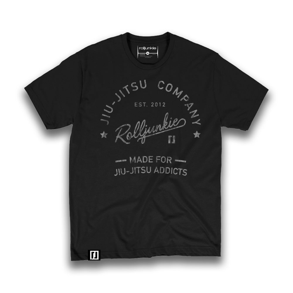youth podium bjj shirt black