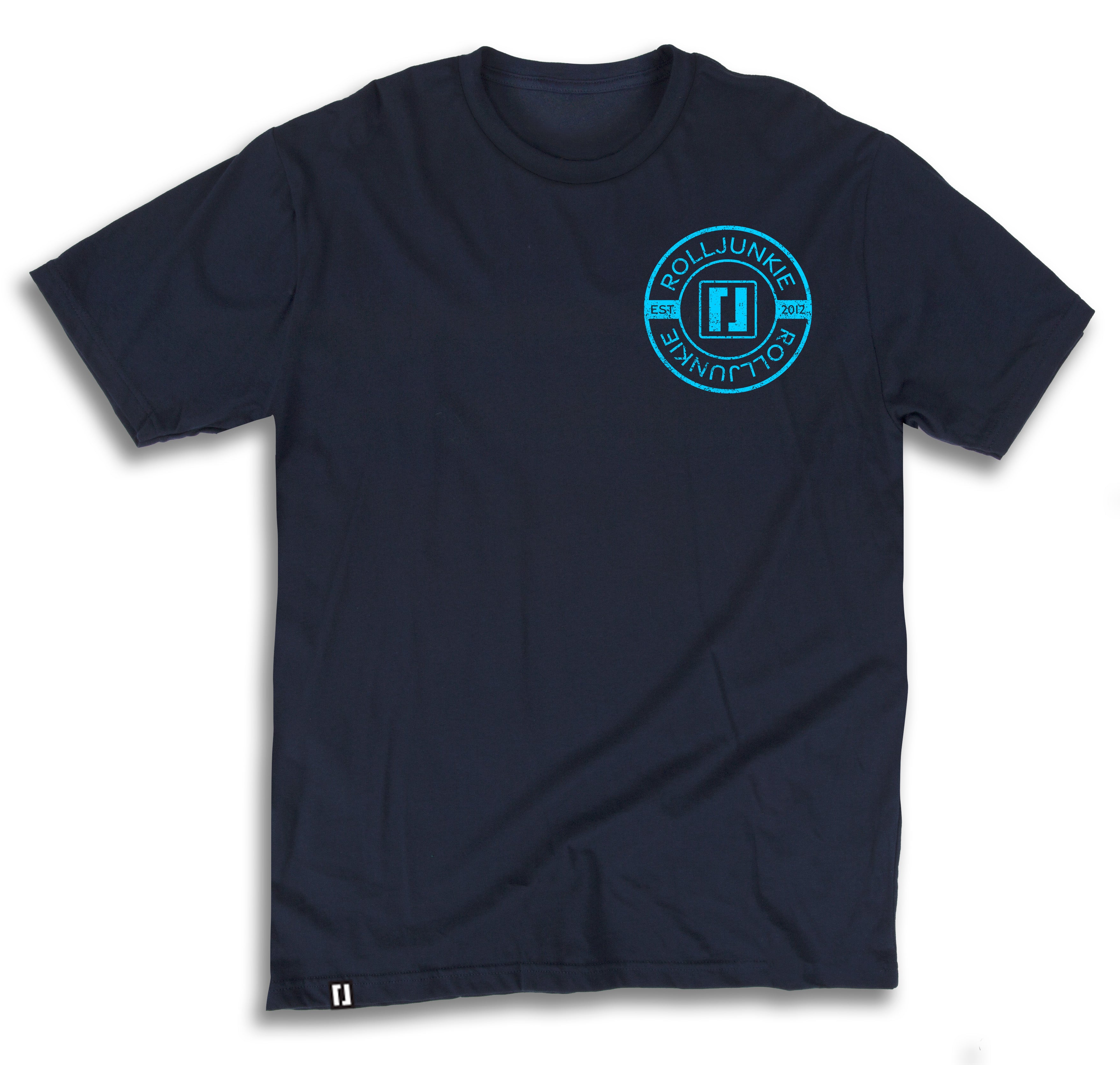 youth bjj shirt navy front