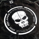 close up monkey skull bjj logo