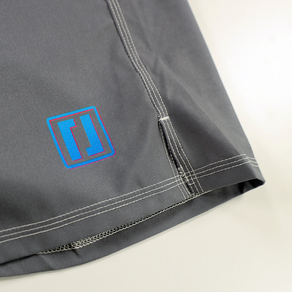 jiu jitsu shorts gray
