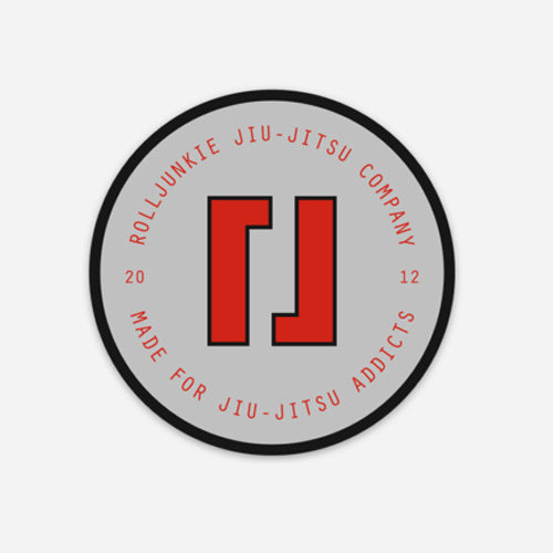 bjj sticker gray