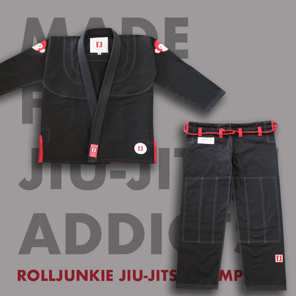 black bjj kimono