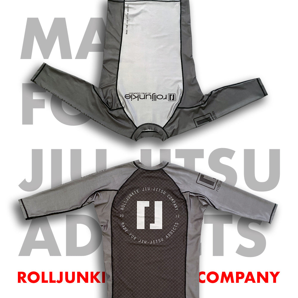 instinct gray bjj rash guards