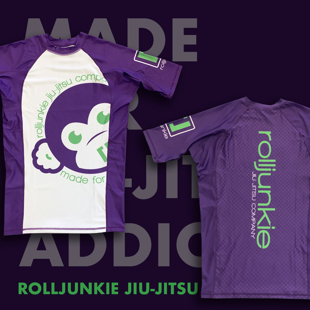 purple ranked bjj rash guards