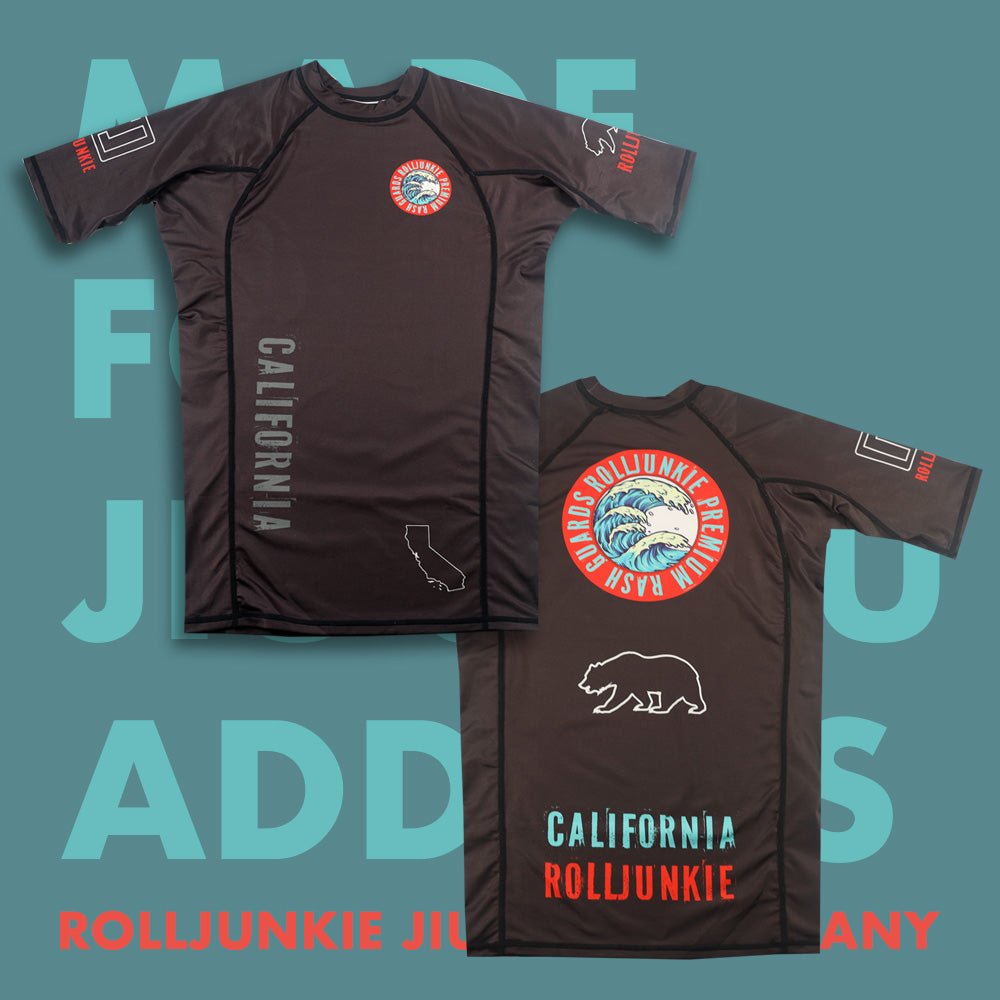 new release california bjj rash guard