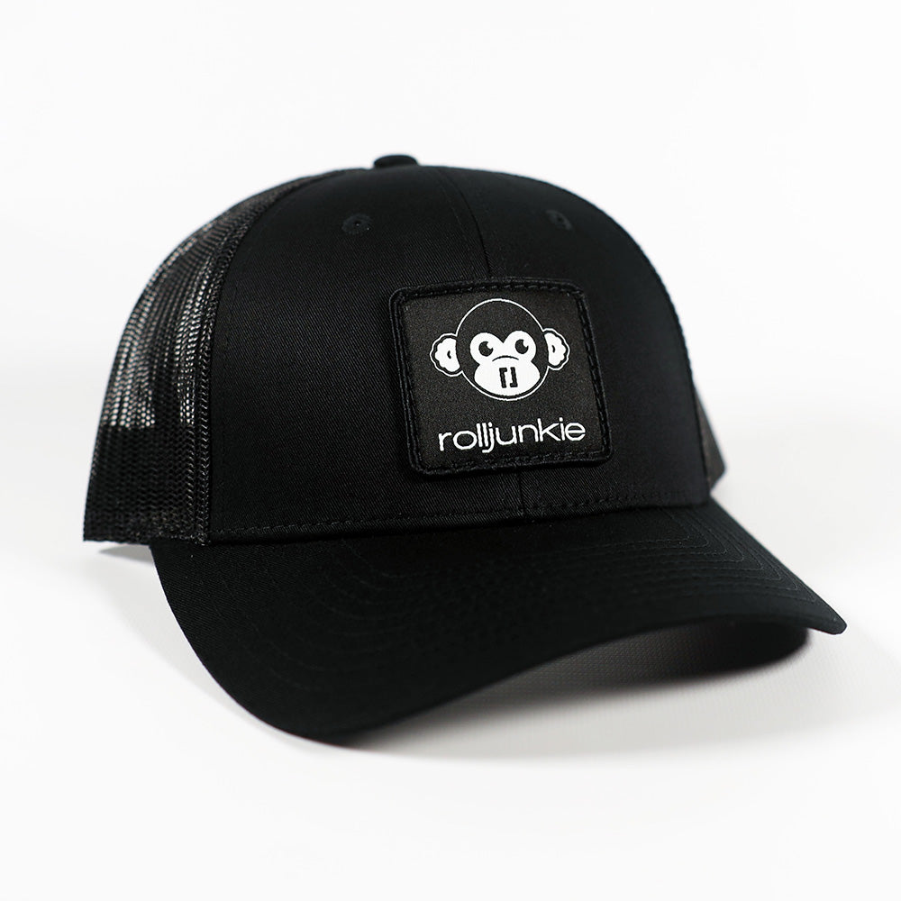 cool jiu jitsu hats by rolljunkie black