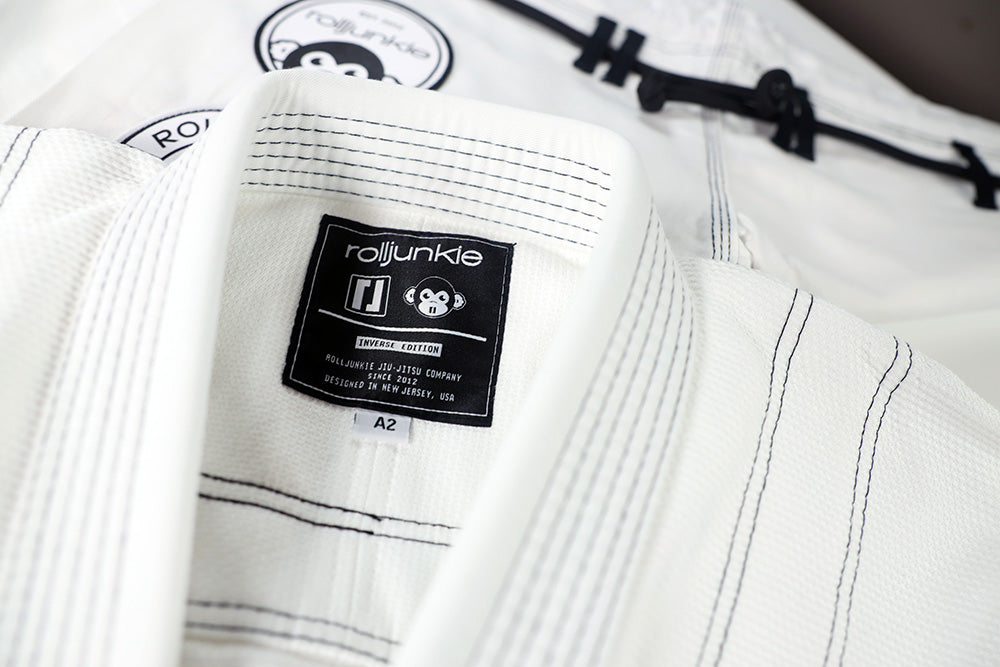 bjj gi tag white