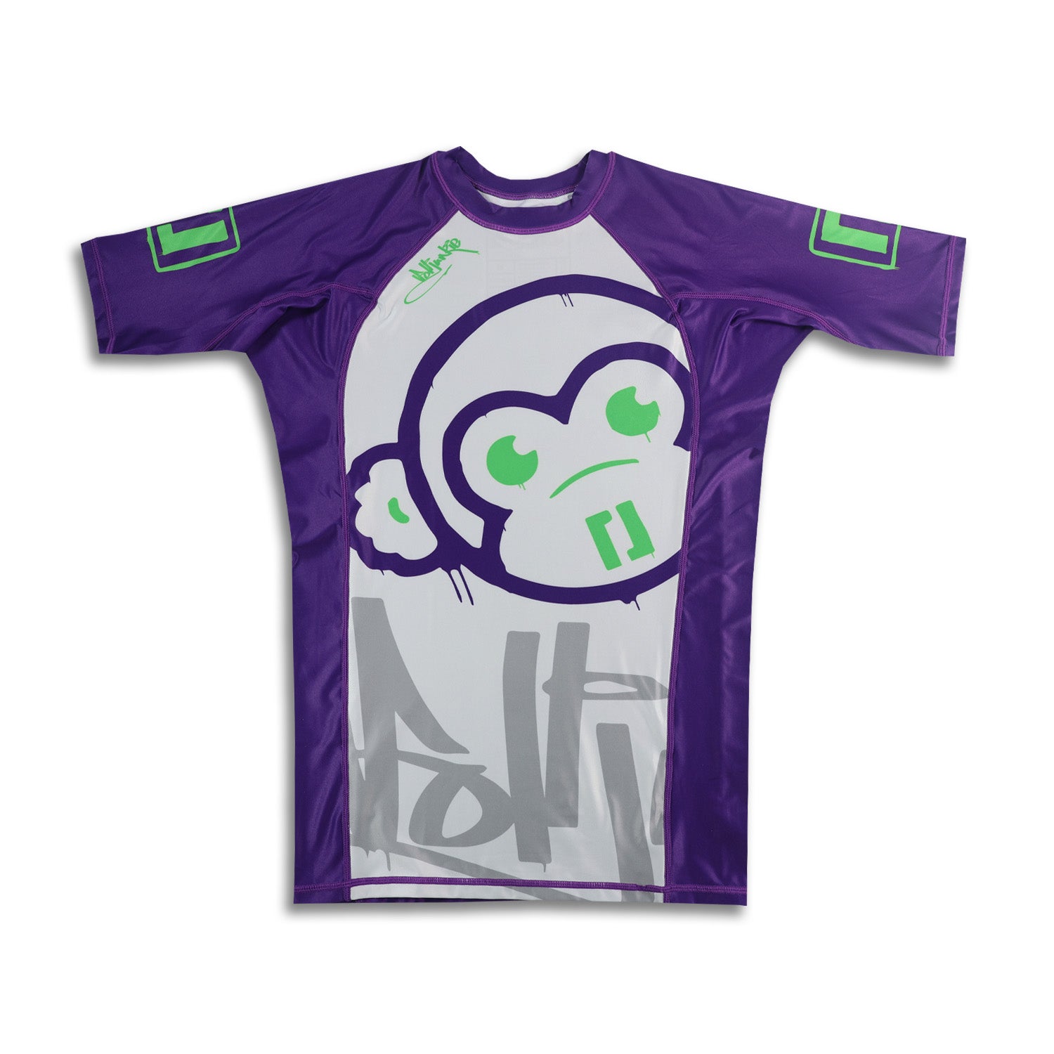 purple rank bjj rash guard vandal