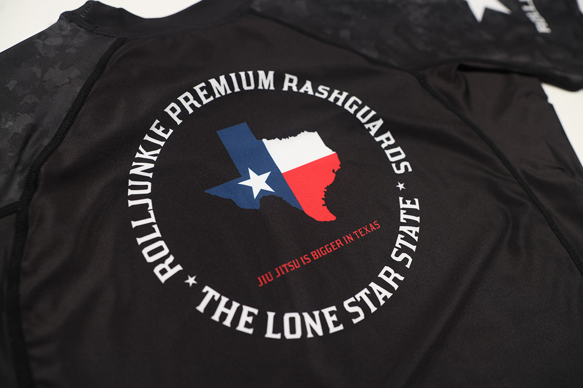lone star kids bjj rash guard