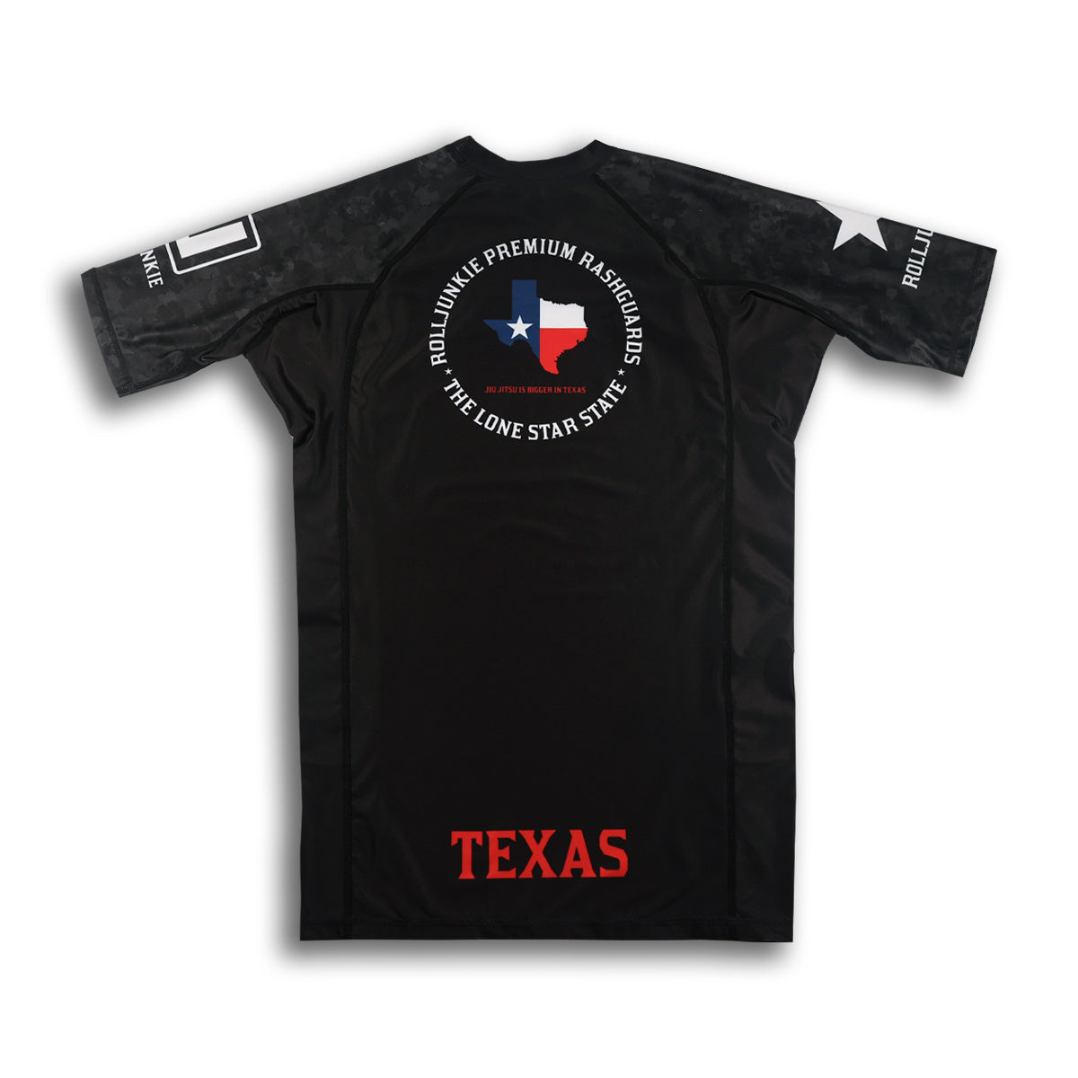 youth texas bjj rash guard
