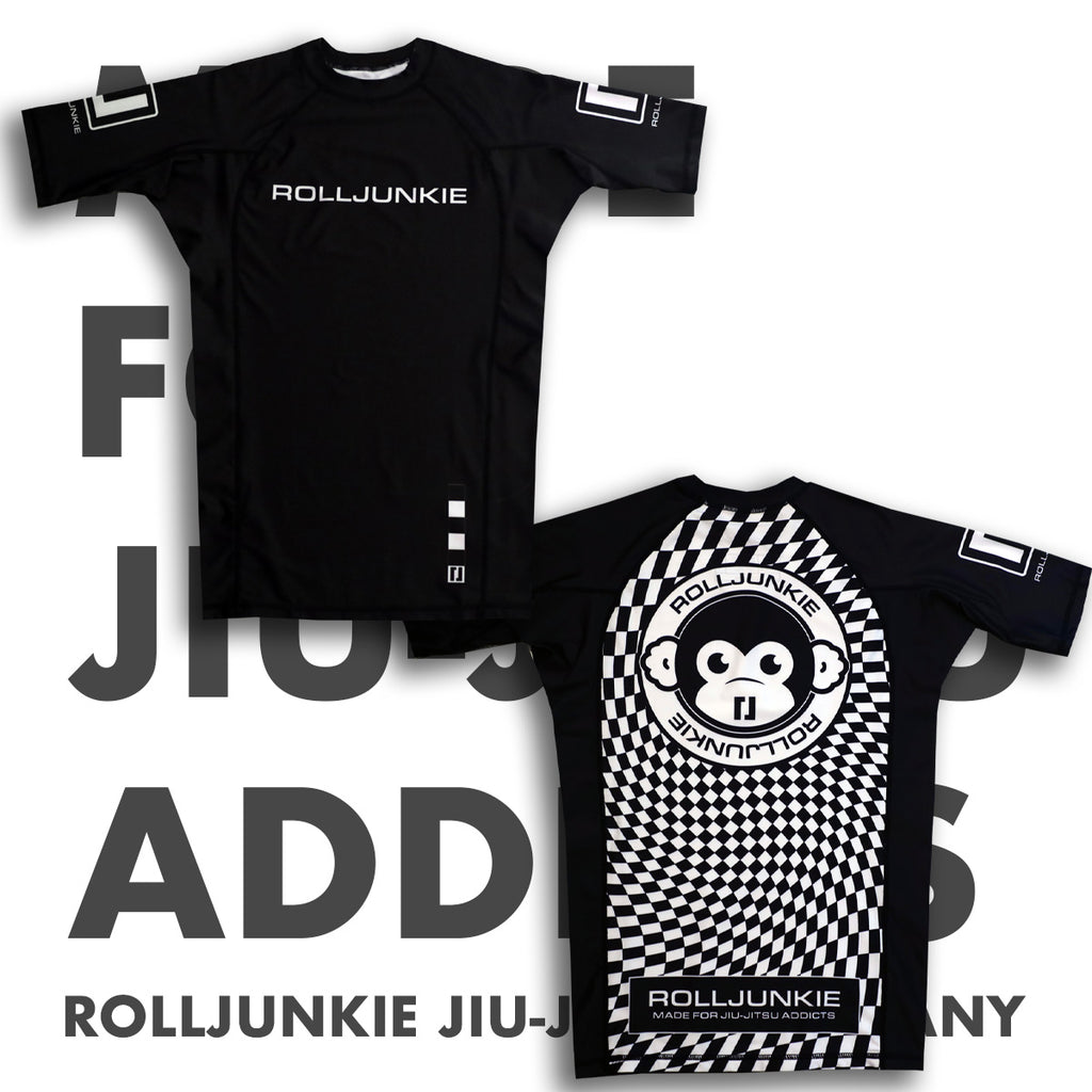 kids warped jiu jitsu rash guard