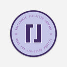 purple belt bjj sticker