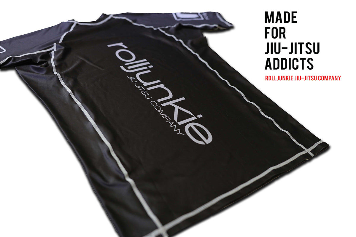 Black BJJ Jiu Jitsu Rash Guard