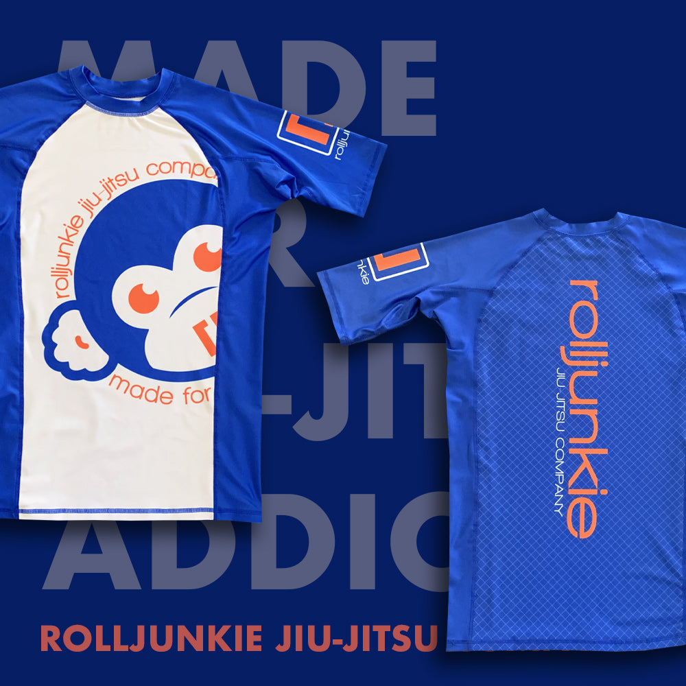 new blue belt rash guard bjj