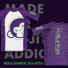 bjj purple rash guard rolljunkie