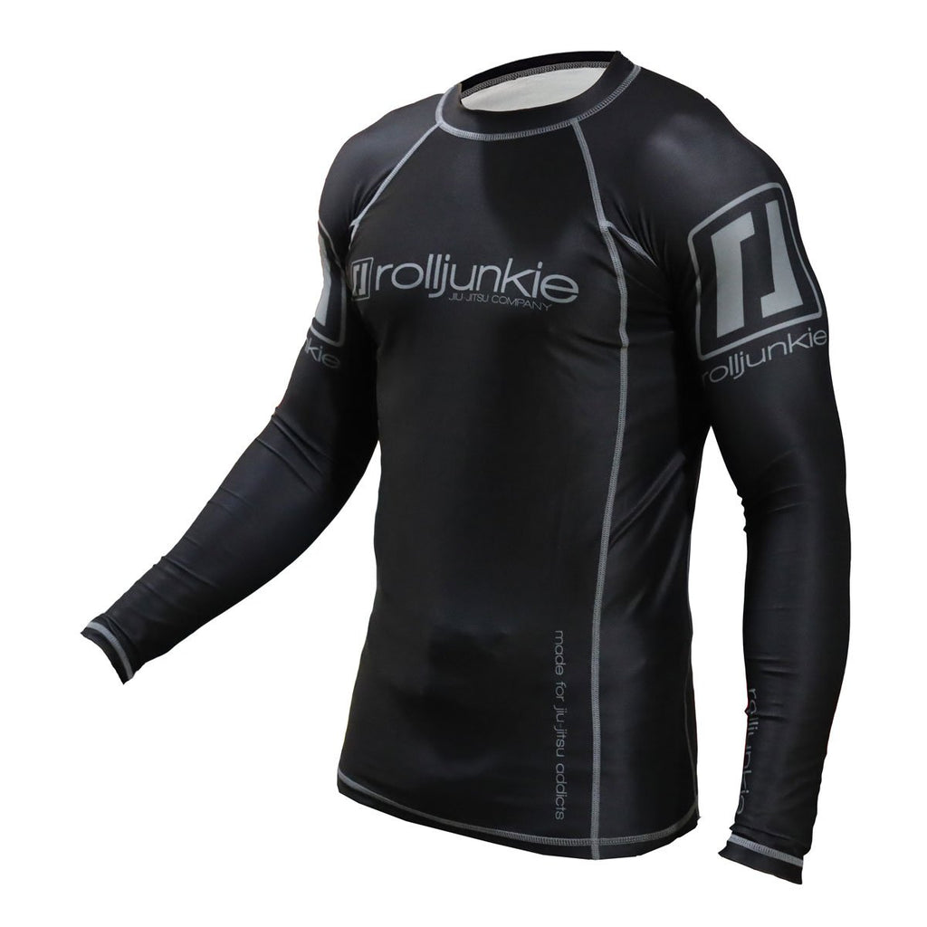 black jiu jitsu rash guard