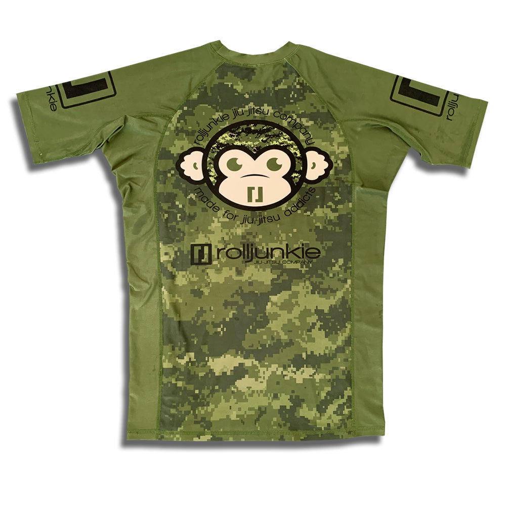 bjj rash guard dust off monkey