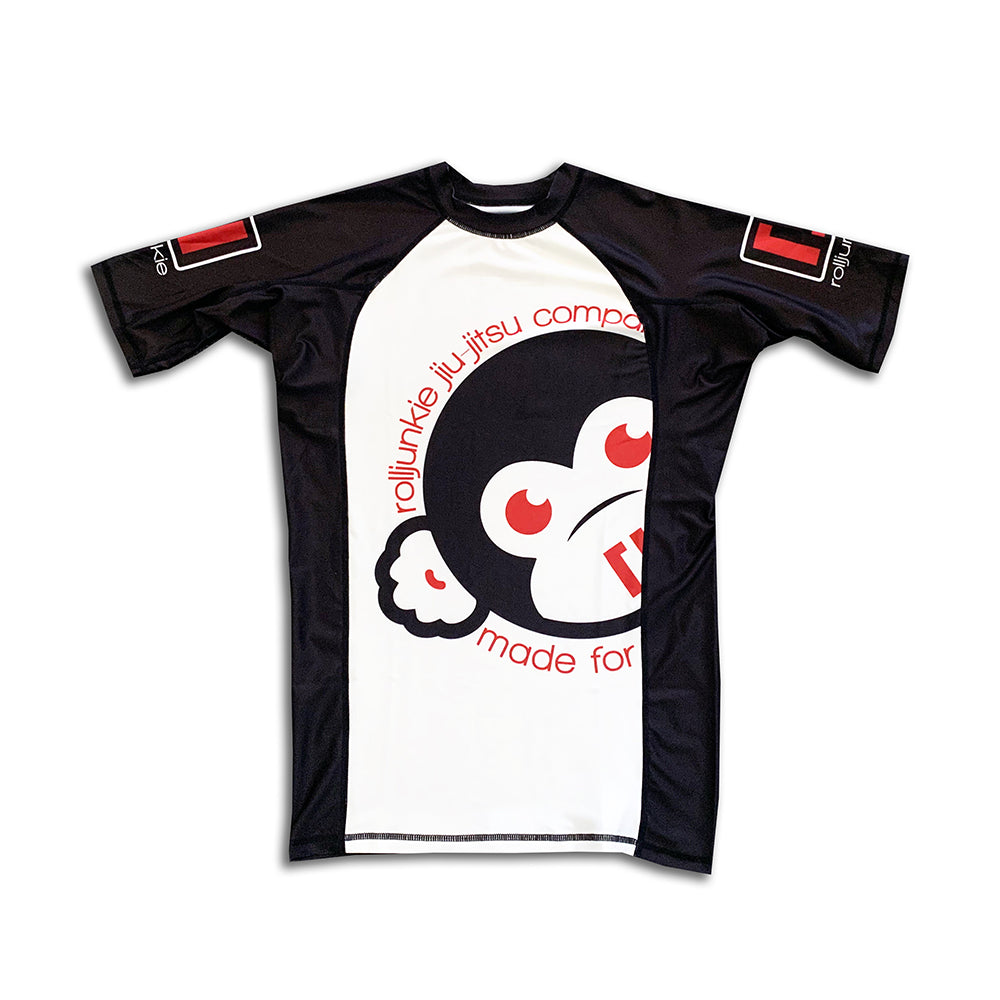 bjj black belt rash guard monkey