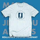 blue stylish bjj shirt