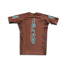 brown bjj ranked rash guard