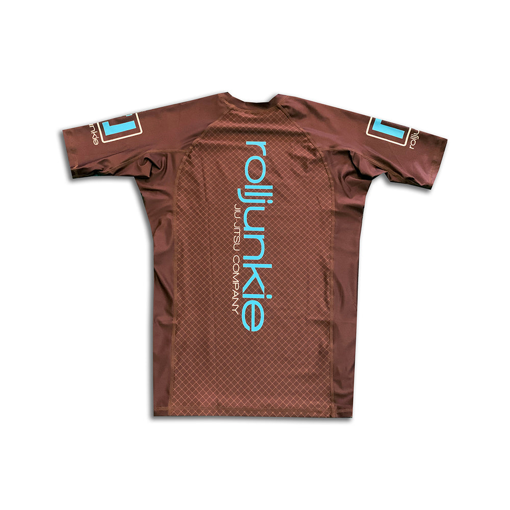 brown bjj ranked rash guard