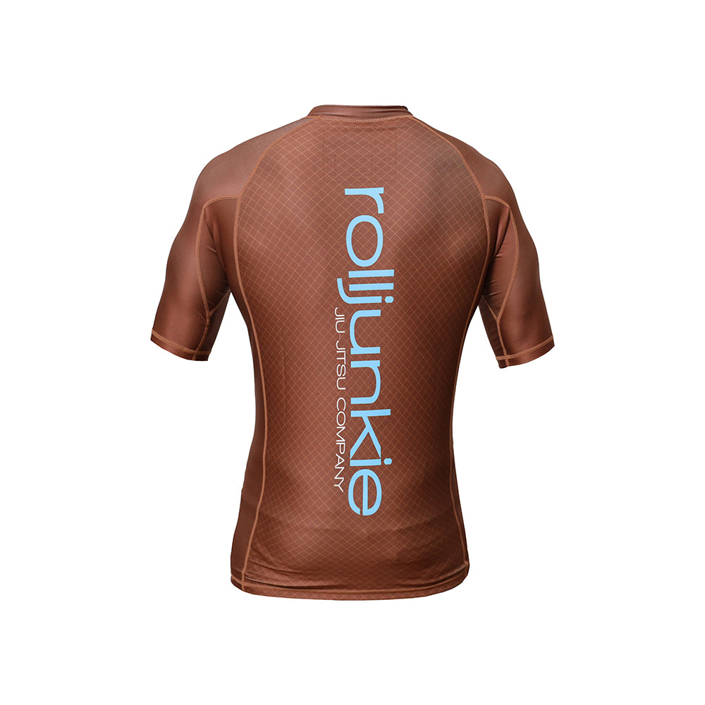 brown bjj ranked rash guard