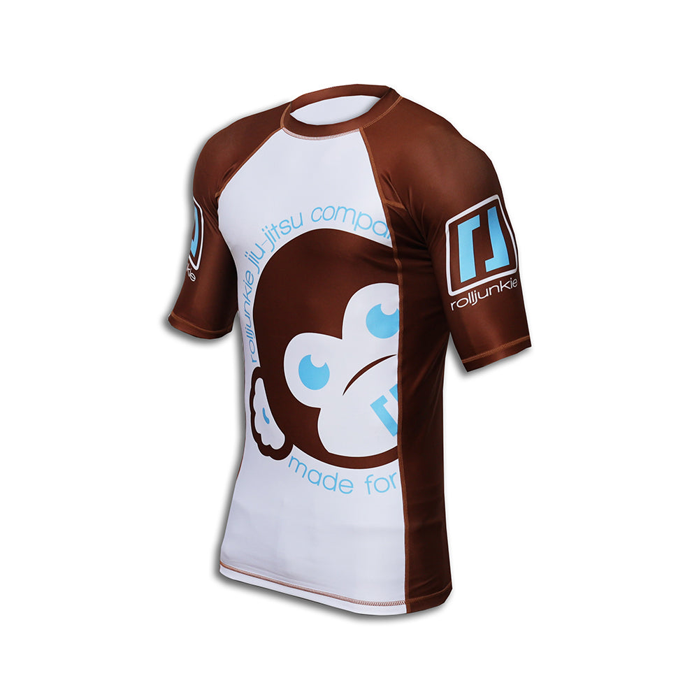 brown bjj ranked rash guard