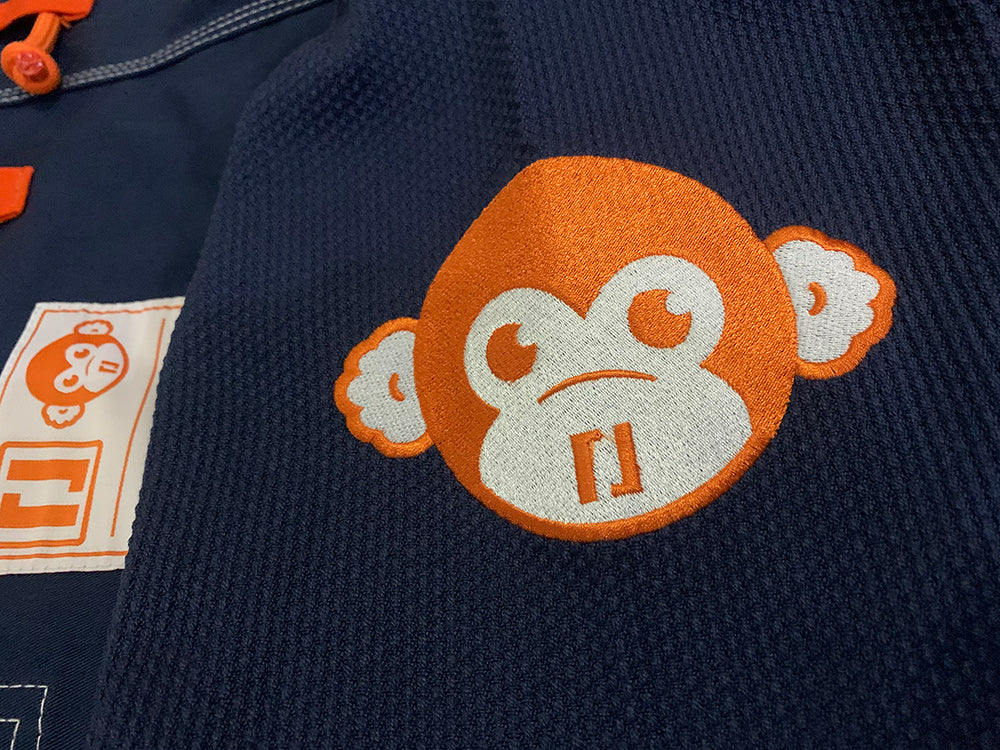 BJJ monkey embroidery