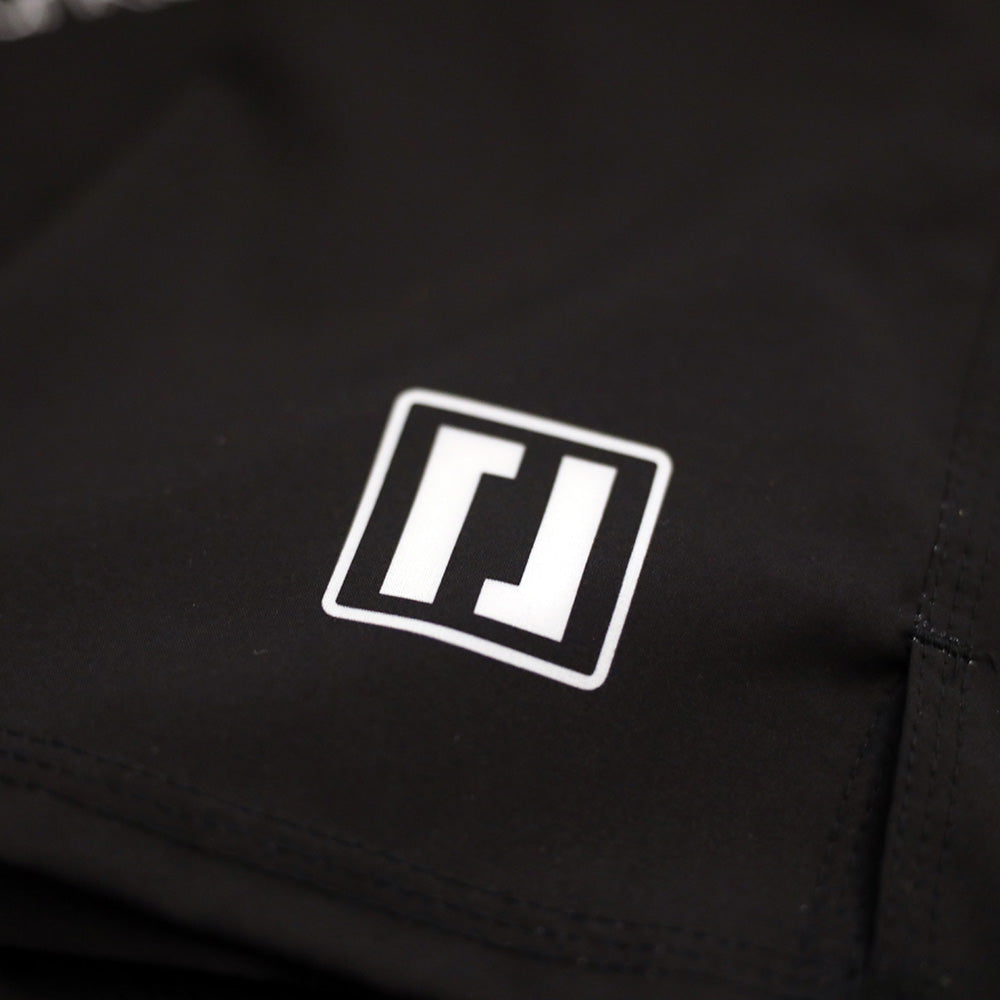 black bjj mma fight shorts