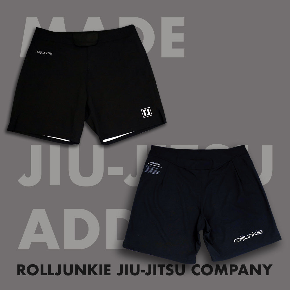 bjj core black mma bjj fight shorts 