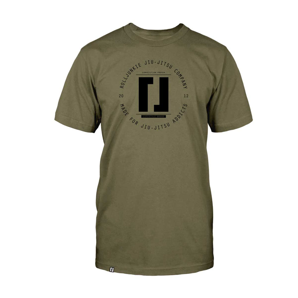 debris green bjj shirt