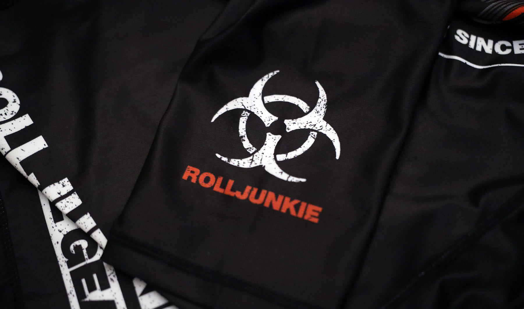 rash guard sleeve fallout biohazard bjj