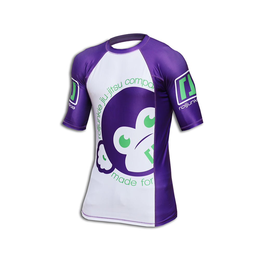 purple bjj rash guard