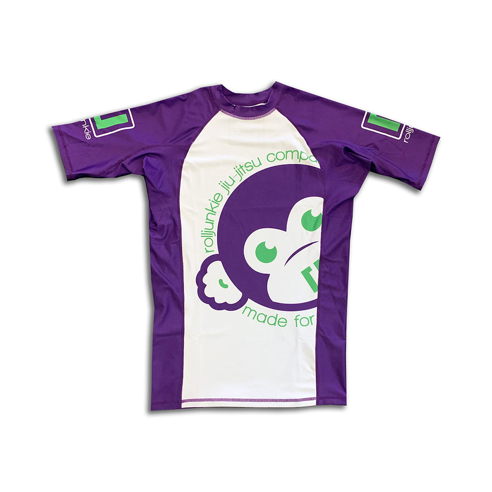 purple bjj rash guard rank