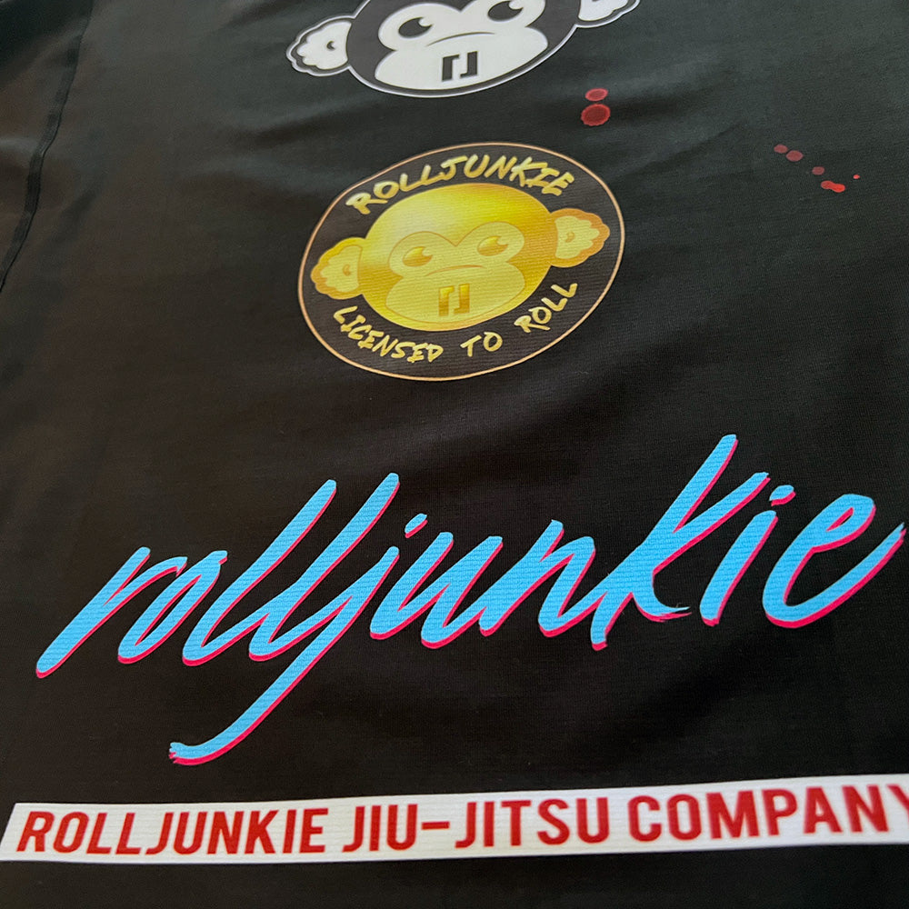 rolljunkie mma bjj rash guard