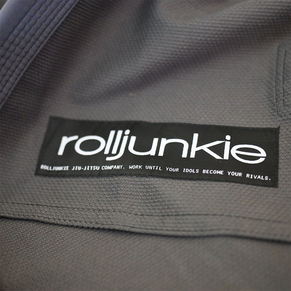 rolljunkie bjj kimono label