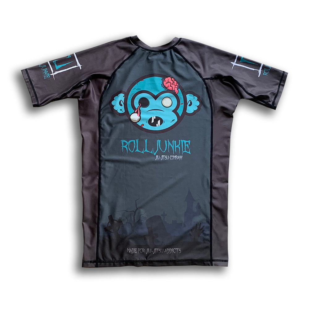 zombie bjj rash guard back
